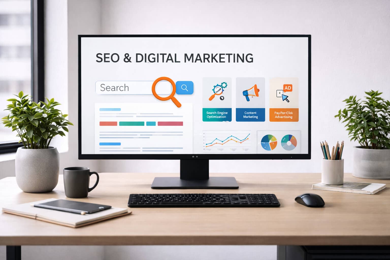 SEO og digital markedsføring